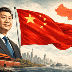 Chine Drapeau Xi Jinping Puissance
